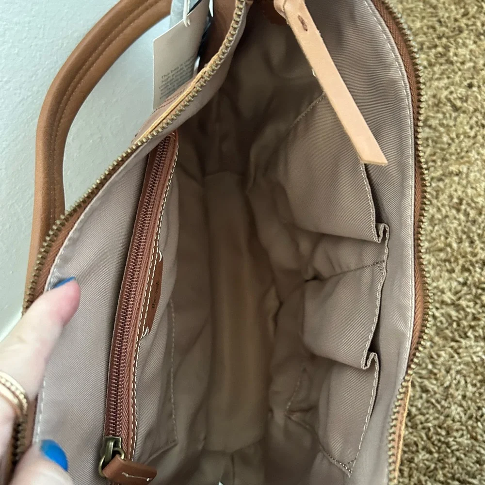 The Sak SEQUOIA Tobacco Embossed Hobo Bag NEW